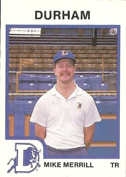 1987 ProCards #1668 Mike Merrill Front