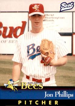 1997 Best Burlington Bees #17 Jon Phillips Front