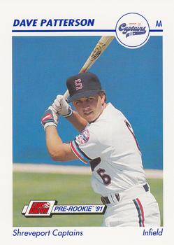 1991 Line Drive AA #315 Dave Patterson Front