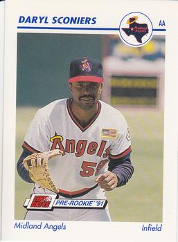1991 Line Drive AA #445 Daryl Sconiers Front