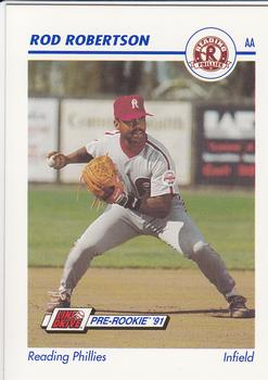 1991 Line Drive AA #515 Rod Robertson Front