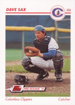 1991 Line Drive AAA #117 Dave Sax Front