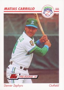 1991 Line Drive AAA #131 Matias Carrillo Front
