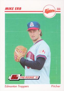 1991 Line Drive AAA #154 Mike Erb Front