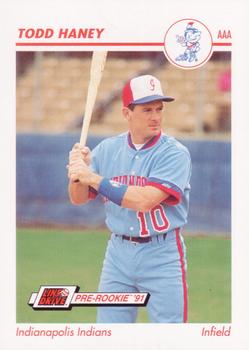 1991 Line Drive AAA #185 Todd Haney Front