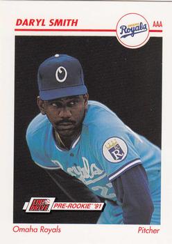 1991 Line Drive AAA #345 Daryl Smith Front