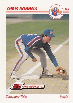 1991 Line Drive AAA #554 Chris Donnels Front