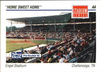 1992 SkyBox AA #299 Engel Stadium Front