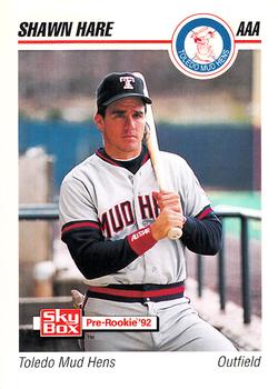 1992 SkyBox AAA #263 Shawn Hare Front