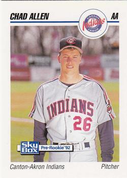 1992 SkyBox Team Sets AA #101 Chad Allen Front