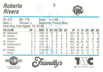 1995 Fleer ProCards #9 Roberto Rivera Back