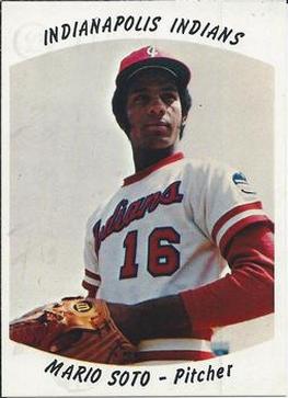 1977 Indianapolis Indians #21 Mario Soto Front