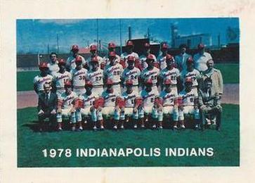 1978 Indianapolis Indians #1 Team Photo Front
