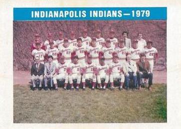 1979 Indianapolis Indians #1 Team Photo Front