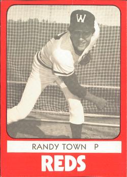 1980 TCMA Waterbury Reds #6 Randy Town Front