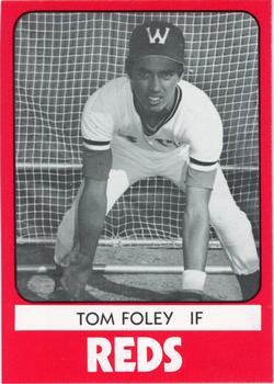1980 TCMA Waterbury Reds #19 Tom Foley Front