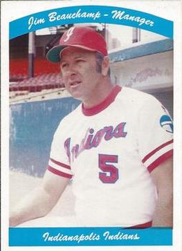 1980 Indianapolis Indians #2 Jim Beauchamp Front