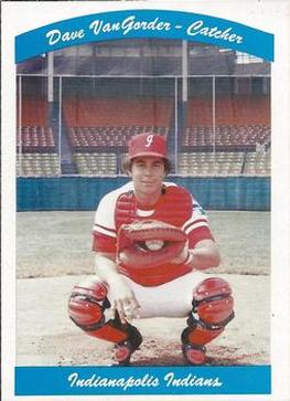 1980 Indianapolis Indians #8 Dave Van Gorder Front