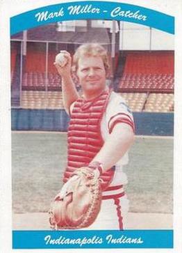 1980 Indianapolis Indians #18 Mark Miller Front
