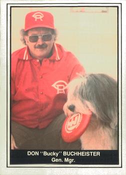 1982 TCMA Cedar Rapids Reds #27 Butch Buchheister Front