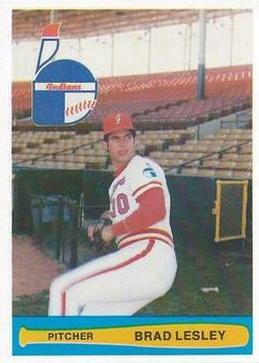 1982 Indianapolis Indians #5 Brad Lesley Front