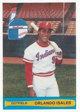 1982 Indianapolis Indians #10 Orlando Isales Front