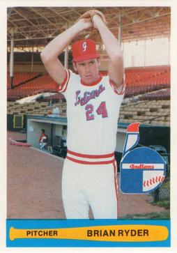 1982 Indianapolis Indians #11 Brian Ryder Front