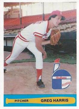 1982 Indianapolis Indians #13 Greg Harris Front