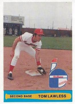 1982 Indianapolis Indians #15 Tom Lawless Front