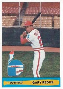 1982 Indianapolis Indians #17 Gary Redus Front