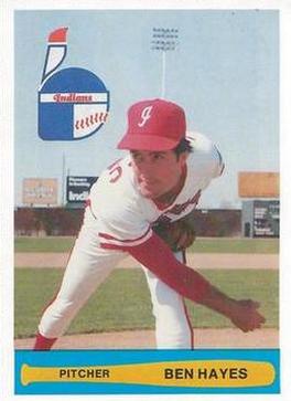 1982 Indianapolis Indians #21 Ben Hayes Front