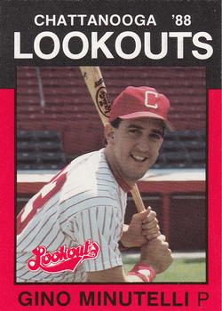 1988 Best Chattanooga Lookouts #16 Gino Minutelli Front