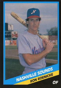 1988 CMC Nashville Sounds #21 Ron Roenicke Front