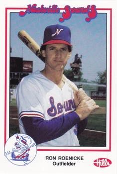 1988 Nashville Sounds #20 Ron Roenicke Front