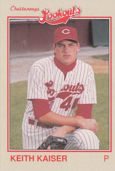 1989 Grand Slam Chattanooga Lookouts #13 Keith Kaiser Front