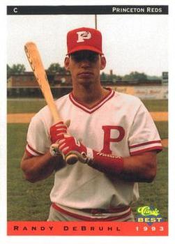 1993 Classic Best Princeton Reds #6 Randy Debruhl Front