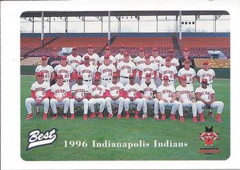 1996 Best Indianapolis Indians #1 Team Photo Front