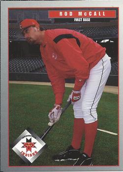 1999 Blueline Indianapolis Indians #18 Rod McCall Front