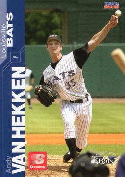 2005 Choice Louisville Bats #30 Andy Van Hekken Front
