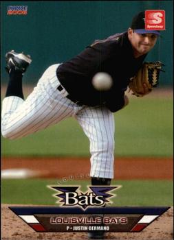 2006 Choice Louisville Bats #8 Justin Germano Front