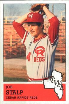 1983 Fritsch Cedar Rapids Reds #4 Joe Stalp Front