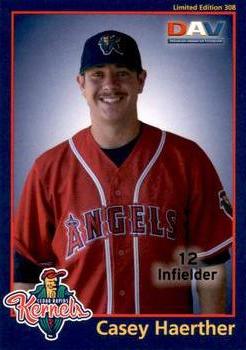 2010 DAV Minor / Independent / Summer Leagues #308 Casey Haerther Front