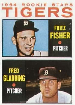 1964 Topps #312 Tigers 1964 Rookie Stars (Fritz Fisher / Fred Gladding) Front