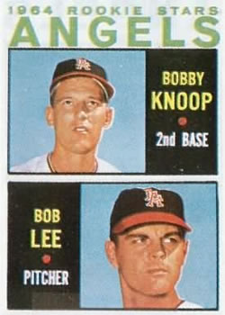 1964 Topps #502 Angels 1964 Rookie Stars (Bobby Knoop / Bob Lee) Front