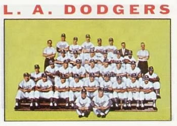 1964 Topps #531 L. A. Dodgers Front