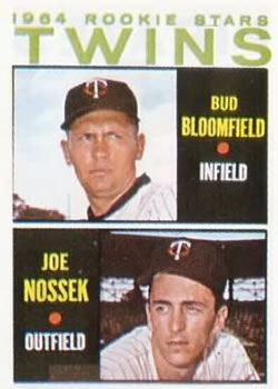 1964 Topps #532 Twins 1964 Rookie Stars (Bud Bloomfield / Joe Nossek) Front