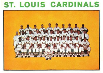 1964 Topps #87 St. Louis Cardinals Front