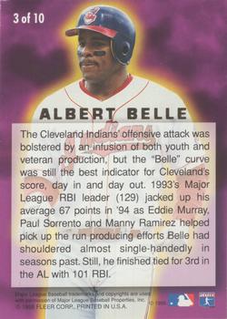 1995 Ultra - RBI Kings #3 Albert Belle Back