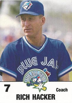 1991 Toronto Blue Jays Fire Safety #NNO Rich Hacker Front