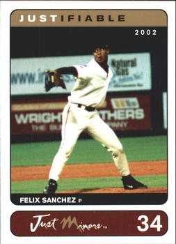 2002-03 Justifiable #34 Felix Sanchez Front